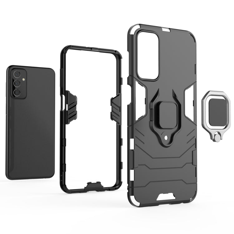 Custodia protettiva antiurto per PC + TPU con supporto per anello magnetico, For Samsung Galaxy M23 / F23