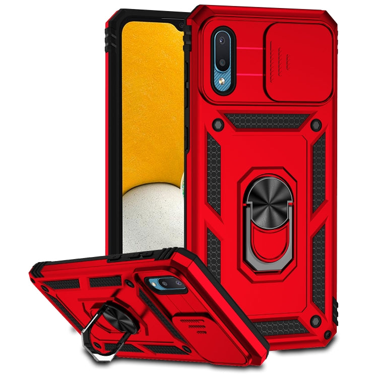 Custodia per telefono con supporto per camshield scorrevole, For Samsung Galaxy A02, For Samsung Galaxy A02s / A03s 166mm, For Samsung Galaxy A12, For Samsung Galaxy A13 5G