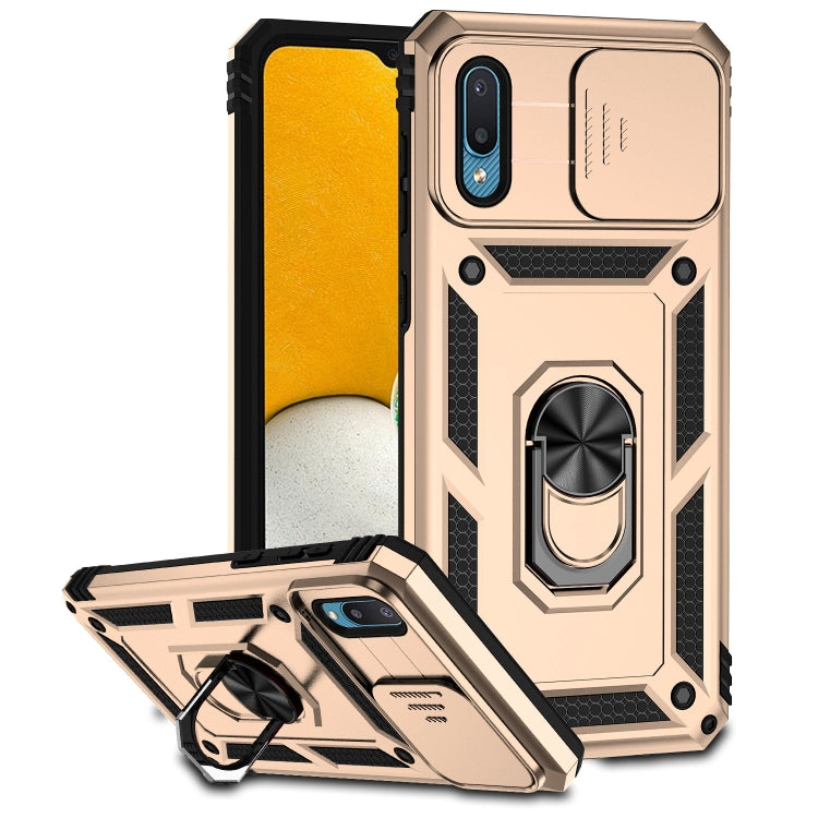 Custodia per telefono con supporto per camshield scorrevole, For Samsung Galaxy A02, For Samsung Galaxy A02s / A03s 166mm, For Samsung Galaxy A12, For Samsung Galaxy A13 5G