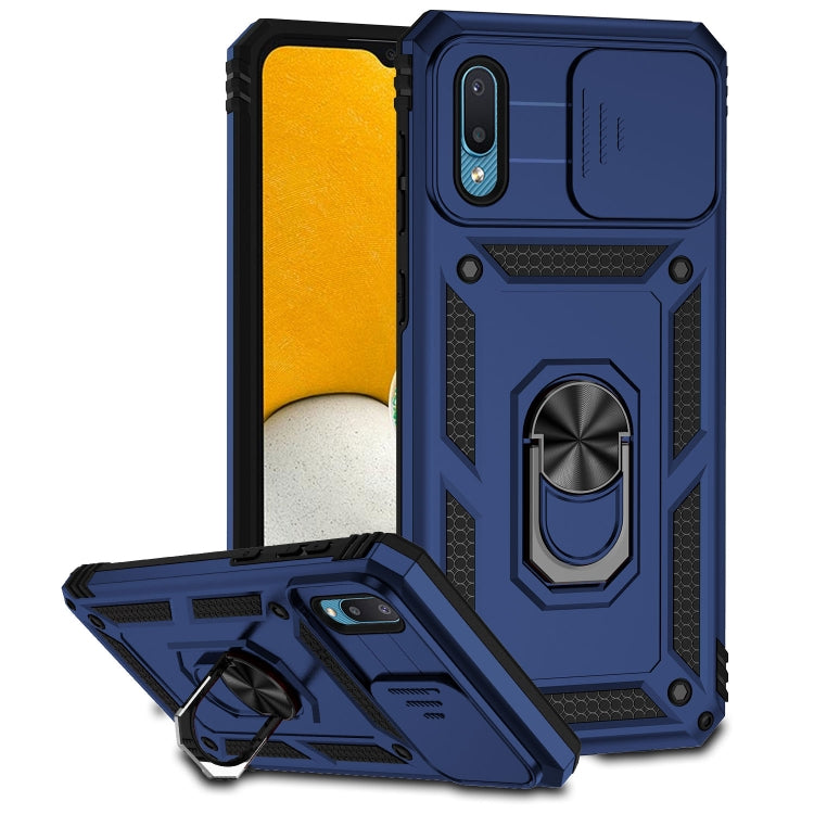 Custodia per telefono con supporto per camshield scorrevole, For Samsung Galaxy A02, For Samsung Galaxy A02s / A03s 166mm, For Samsung Galaxy A12, For Samsung Galaxy A13 5G