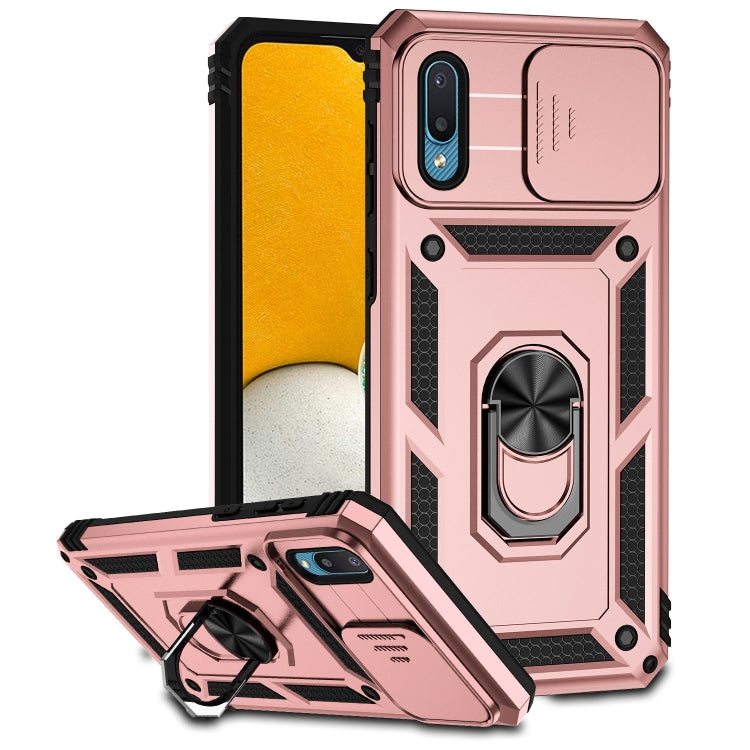 Custodia per telefono con supporto per camshield scorrevole, For Samsung Galaxy A02, For Samsung Galaxy A02s / A03s 166mm, For Samsung Galaxy A12, For Samsung Galaxy A13 5G
