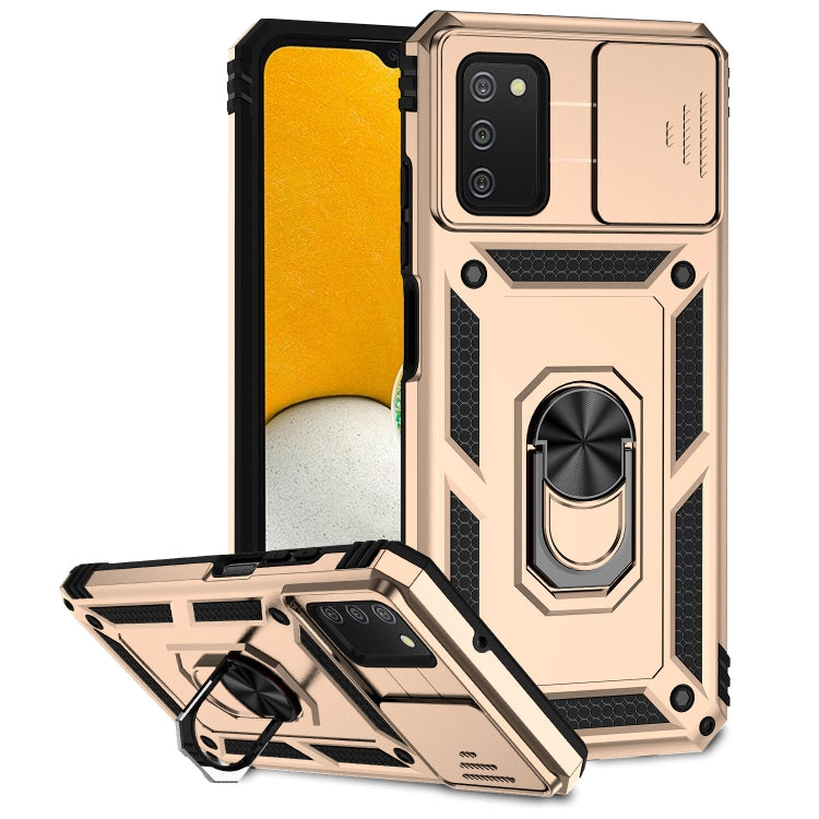 Custodia per telefono con supporto per camshield scorrevole, For Samsung Galaxy A02, For Samsung Galaxy A02s / A03s 166mm, For Samsung Galaxy A12, For Samsung Galaxy A13 5G