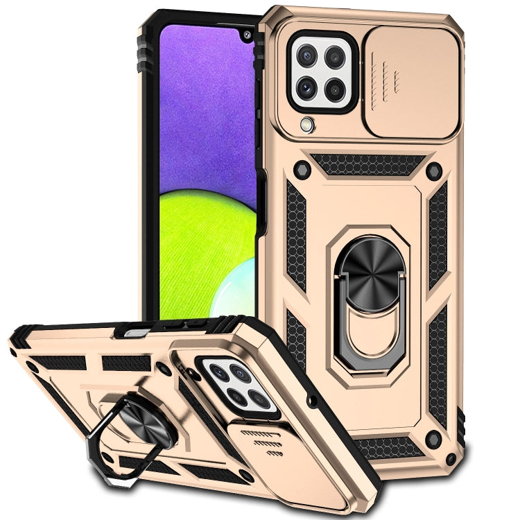 Custodia per telefono con supporto per camshield scorrevole, For Samsung Galaxy A22 4G, For Samsung Galaxy A22 5G, For Samsung Galaxy A23