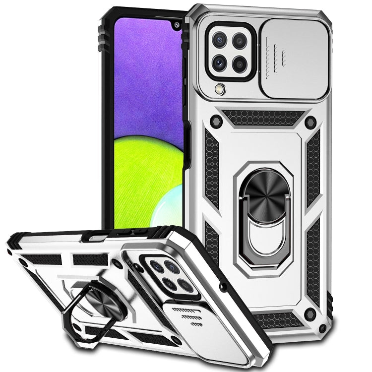 Custodia per telefono con supporto per camshield scorrevole, For Samsung Galaxy A22 4G, For Samsung Galaxy A22 5G, For Samsung Galaxy A23