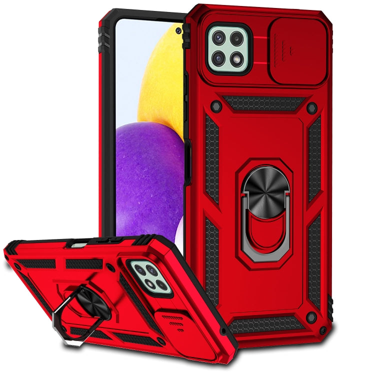 Custodia per telefono con supporto per camshield scorrevole, For Samsung Galaxy A22 4G, For Samsung Galaxy A22 5G, For Samsung Galaxy A23