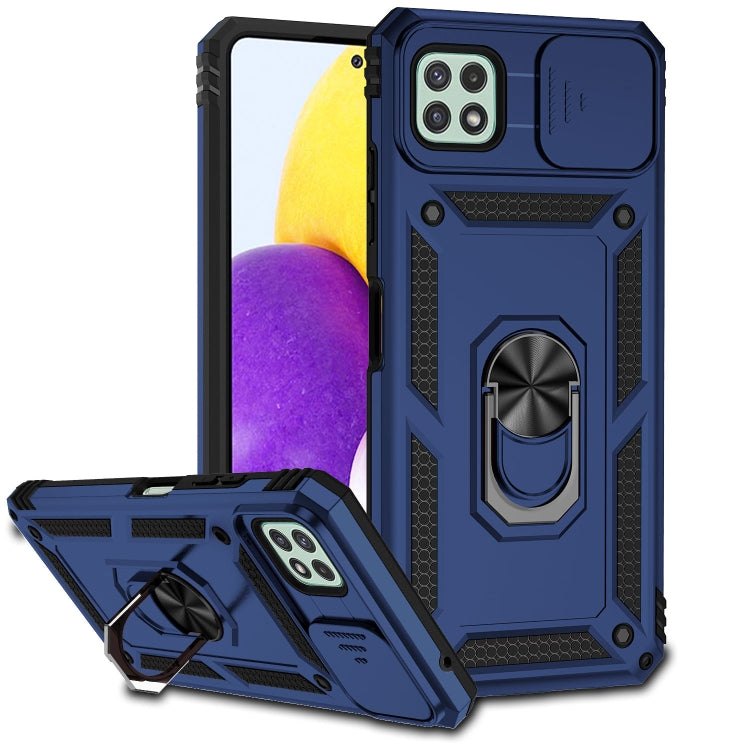 Custodia per telefono con supporto per camshield scorrevole, For Samsung Galaxy A22 4G, For Samsung Galaxy A22 5G, For Samsung Galaxy A23