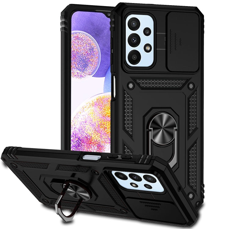 Custodia per telefono con supporto per camshield scorrevole, For Samsung Galaxy A22 4G, For Samsung Galaxy A22 5G, For Samsung Galaxy A23