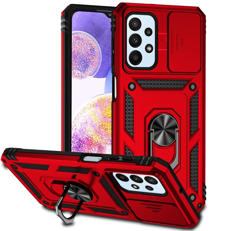 Custodia per telefono con supporto per camshield scorrevole, For Samsung Galaxy A22 4G, For Samsung Galaxy A22 5G, For Samsung Galaxy A23
