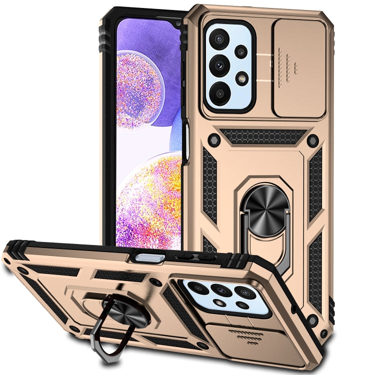 Custodia per telefono con supporto per camshield scorrevole, For Samsung Galaxy A22 4G, For Samsung Galaxy A22 5G, For Samsung Galaxy A23