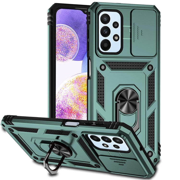 Custodia per telefono con supporto per camshield scorrevole, For Samsung Galaxy A22 4G, For Samsung Galaxy A22 5G, For Samsung Galaxy A23