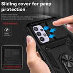 Custodia per telefono con supporto per camshield scorrevole, For Samsung Galaxy A23 5G, For Samsung Galaxy A33 5G, For Samsung Galaxy A52 5G / 4G