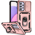 Custodia per telefono con supporto per camshield scorrevole, For Samsung Galaxy A23 5G, For Samsung Galaxy A33 5G, For Samsung Galaxy A52 5G / 4G
