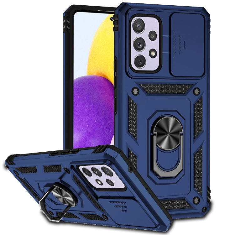 Custodia per telefono con supporto per camshield scorrevole, For Samsung Galaxy A53 5G, For Samsung Galaxy A72 5G / 4G, For Samsung Galaxy A73 5G