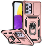 Custodia per telefono con supporto per camshield scorrevole, For Samsung Galaxy A53 5G, For Samsung Galaxy A72 5G / 4G, For Samsung Galaxy A73 5G
