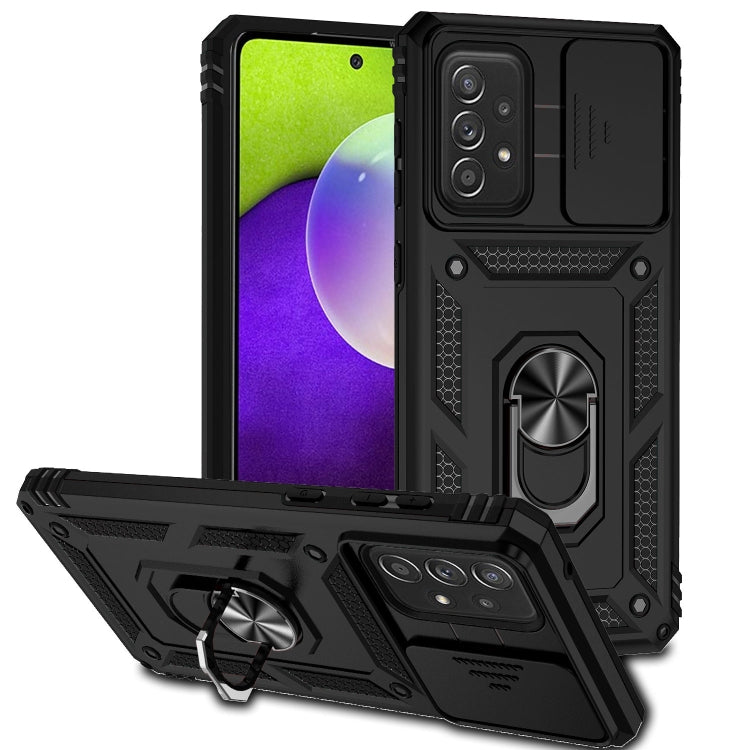 Custodia per telefono con supporto per camshield scorrevole, For Samsung Galaxy A53 5G, For Samsung Galaxy A72 5G / 4G, For Samsung Galaxy A73 5G