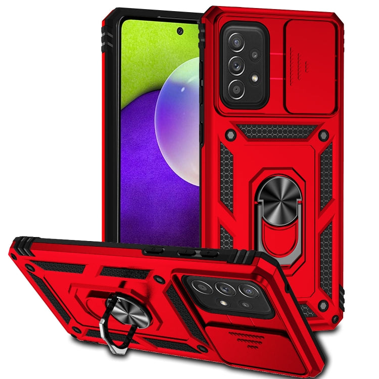 Custodia per telefono con supporto per camshield scorrevole, For Samsung Galaxy A53 5G, For Samsung Galaxy A72 5G / 4G, For Samsung Galaxy A73 5G