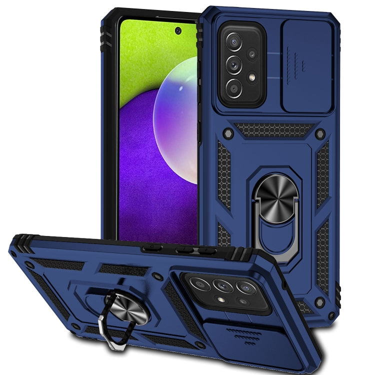 Custodia per telefono con supporto per camshield scorrevole, For Samsung Galaxy A53 5G, For Samsung Galaxy A72 5G / 4G, For Samsung Galaxy A73 5G
