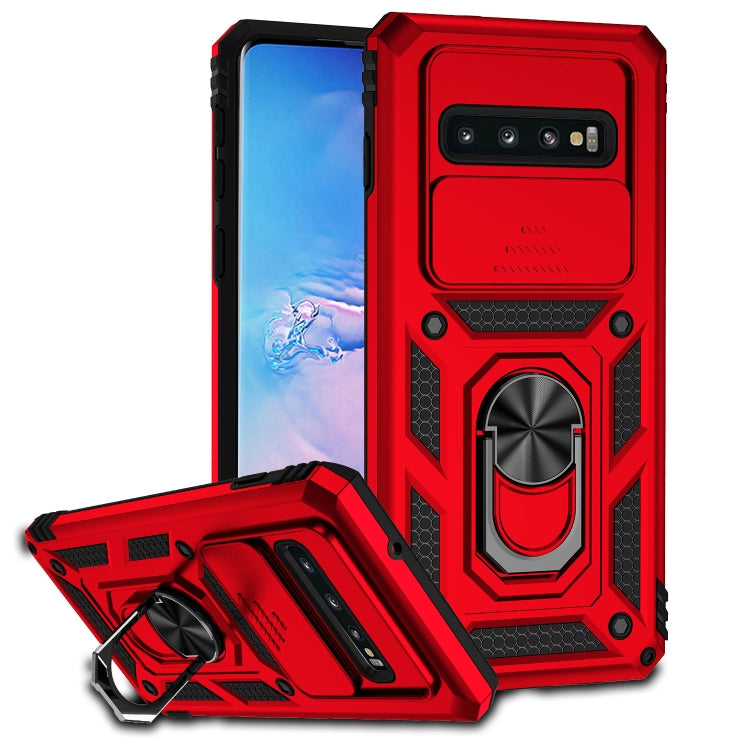 Custodia per telefono con supporto per camshield scorrevole, For Samsung Galaxy J7 Prime, For Samsung Galaxy S10, For Samsung Galaxy S10+