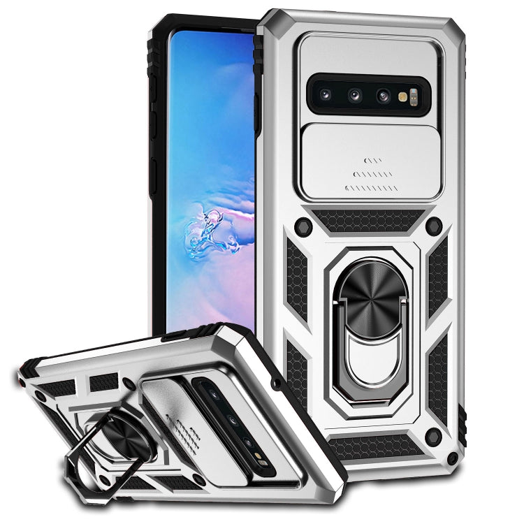 Custodia per telefono con supporto per camshield scorrevole, For Samsung Galaxy J7 Prime, For Samsung Galaxy S10, For Samsung Galaxy S10+