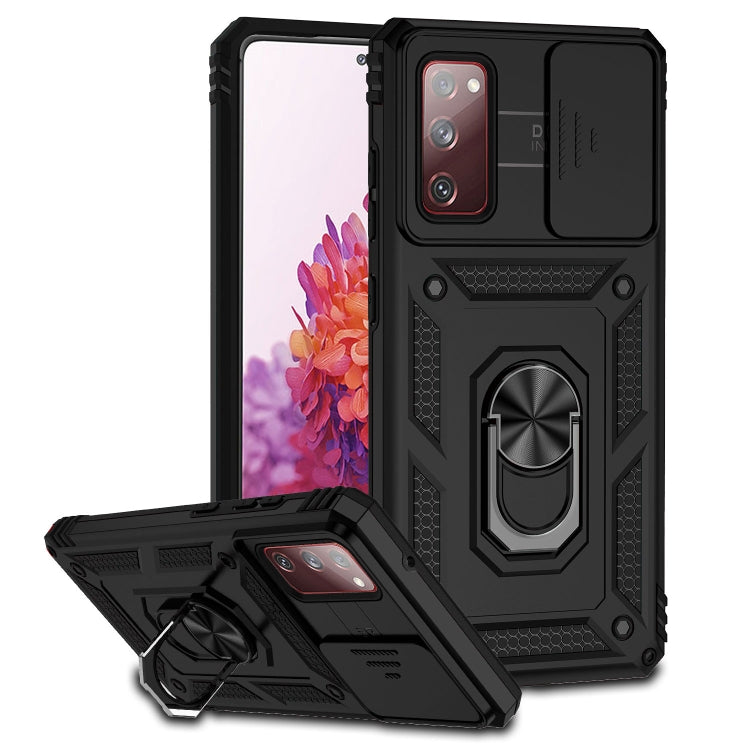 Custodia per telefono con supporto per camshield scorrevole, For Samsung Galaxy S20 FE, For Samsung Galaxy S21 5G, For Samsung Galaxy S21 FE 5G