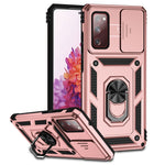 Custodia per telefono con supporto per camshield scorrevole, For Samsung Galaxy S20 FE, For Samsung Galaxy S21 5G, For Samsung Galaxy S21 FE 5G