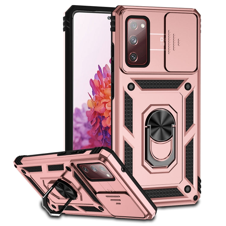 Custodia per telefono con supporto per camshield scorrevole, For Samsung Galaxy S20 FE, For Samsung Galaxy S21 5G, For Samsung Galaxy S21 FE 5G