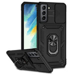 Custodia per telefono con supporto per camshield scorrevole, For Samsung Galaxy S20 FE, For Samsung Galaxy S21 5G, For Samsung Galaxy S21 FE 5G