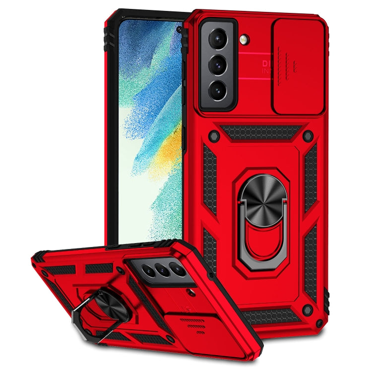 Custodia per telefono con supporto per camshield scorrevole, For Samsung Galaxy S20 FE, For Samsung Galaxy S21 5G, For Samsung Galaxy S21 FE 5G