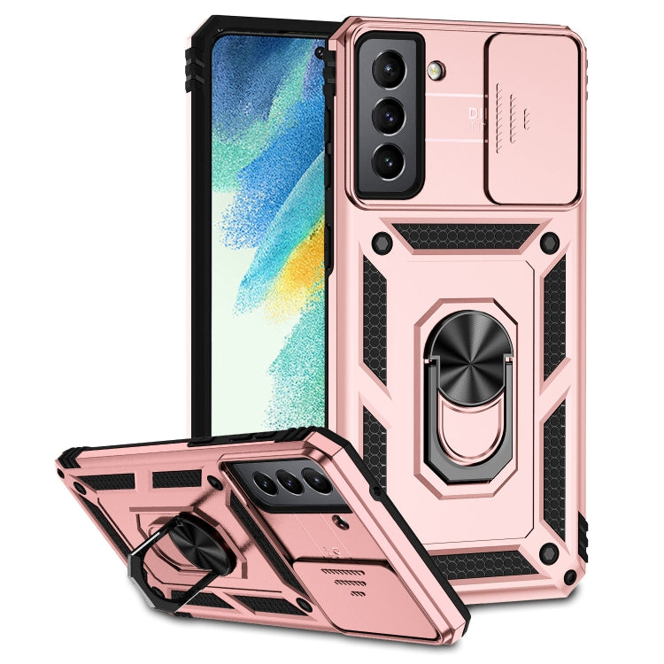 Custodia per telefono con supporto per camshield scorrevole, For Samsung Galaxy S20 FE, For Samsung Galaxy S21 5G, For Samsung Galaxy S21 FE 5G