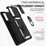 Custodia per telefono con supporto per camshield scorrevole, For Samsung Galaxy S21+ 5G, For Samsung Galaxy S21 Ultra 5G