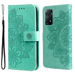 Custodia in pelle Flip orizzontale con motivo a fiori a 7 petali, For Xiaomi Redmi Note 11 4G(Global), For Xiaomi Redmi Note 11 Pro 4G, For OPPO Realme 9i / A36 4G / A76 4G(Global), For OPPO Realme 9 Pro+