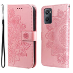 Custodia in pelle Flip orizzontale con motivo a fiori a 7 petali, For Xiaomi Redmi Note 11 4G(Global), For Xiaomi Redmi Note 11 Pro 4G, For OPPO Realme 9i / A36 4G / A76 4G(Global), For OPPO Realme 9 Pro+