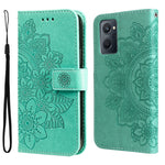 Custodia in pelle Flip orizzontale con motivo a fiori a 7 petali, For Xiaomi Redmi Note 11 4G(Global), For Xiaomi Redmi Note 11 Pro 4G, For OPPO Realme 9i / A36 4G / A76 4G(Global), For OPPO Realme 9 Pro+