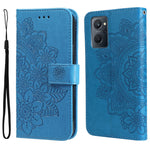 Custodia in pelle Flip orizzontale con motivo a fiori a 7 petali, For Xiaomi Redmi Note 11 4G(Global), For Xiaomi Redmi Note 11 Pro 4G, For OPPO Realme 9i / A36 4G / A76 4G(Global), For OPPO Realme 9 Pro+