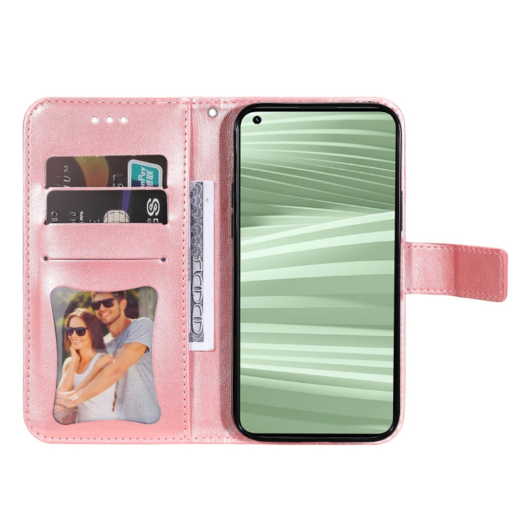 Custodia in pelle Flip orizzontale con motivo a fiori a 7 petali, For OPPO Realme GT2 Pro, For OPPO Realme 9 Pro/Realme V25, For Samsung Galaxy A23 /Galaxy M23/Galaxy F23, For Xiaomi Poco M4 Pro 4G