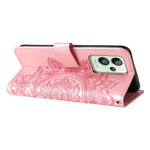 Custodia in pelle Flip orizzontale con motivo a fiori a 7 petali, For OPPO Realme GT2 Pro, For OPPO Realme 9 Pro/Realme V25, For Samsung Galaxy A23 /Galaxy M23/Galaxy F23, For Xiaomi Poco M4 Pro 4G