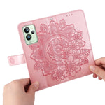 Custodia in pelle Flip orizzontale con motivo a fiori a 7 petali, For OPPO Realme GT2 Pro, For OPPO Realme 9 Pro/Realme V25, For Samsung Galaxy A23 /Galaxy M23/Galaxy F23, For Xiaomi Poco M4 Pro 4G
