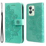 Custodia in pelle Flip orizzontale con motivo a fiori a 7 petali, For OPPO Realme GT2 Pro, For OPPO Realme 9 Pro/Realme V25, For Samsung Galaxy A23 /Galaxy M23/Galaxy F23, For Xiaomi Poco M4 Pro 4G