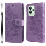 Custodia in pelle Flip orizzontale con motivo a fiori a 7 petali, For OPPO Realme GT2 Pro, For OPPO Realme 9 Pro/Realme V25, For Samsung Galaxy A23 /Galaxy M23/Galaxy F23, For Xiaomi Poco M4 Pro 4G