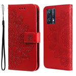 Custodia in pelle Flip orizzontale con motivo a fiori a 7 petali, For OPPO Realme GT2 Pro, For OPPO Realme 9 Pro/Realme V25, For Samsung Galaxy A23 /Galaxy M23/Galaxy F23, For Xiaomi Poco M4 Pro 4G