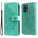 Custodia in pelle Flip orizzontale con motivo a fiori a 7 petali, For OPPO Realme GT2 Pro, For OPPO Realme 9 Pro/Realme V25, For Samsung Galaxy A23 /Galaxy M23/Galaxy F23, For Xiaomi Poco M4 Pro 4G