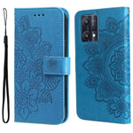 Custodia in pelle Flip orizzontale con motivo a fiori a 7 petali, For OPPO Realme GT2 Pro, For OPPO Realme 9 Pro/Realme V25, For Samsung Galaxy A23 /Galaxy M23/Galaxy F23, For Xiaomi Poco M4 Pro 4G