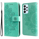 Custodia in pelle Flip orizzontale con motivo a fiori a 7 petali, For OPPO Realme GT2 Pro, For OPPO Realme 9 Pro/Realme V25, For Samsung Galaxy A23 /Galaxy M23/Galaxy F23, For Xiaomi Poco M4 Pro 4G