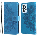 Custodia in pelle Flip orizzontale con motivo a fiori a 7 petali, For OPPO Realme GT2 Pro, For OPPO Realme 9 Pro/Realme V25, For Samsung Galaxy A23 /Galaxy M23/Galaxy F23, For Xiaomi Poco M4 Pro 4G