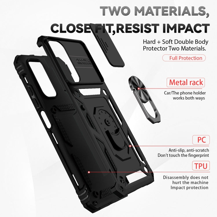 Custodia per telefono con supporto per camshield scorrevole, For Xiaomi Redmi Note 11 Global, For Xiaomi Redmi Note 11 Pro Global