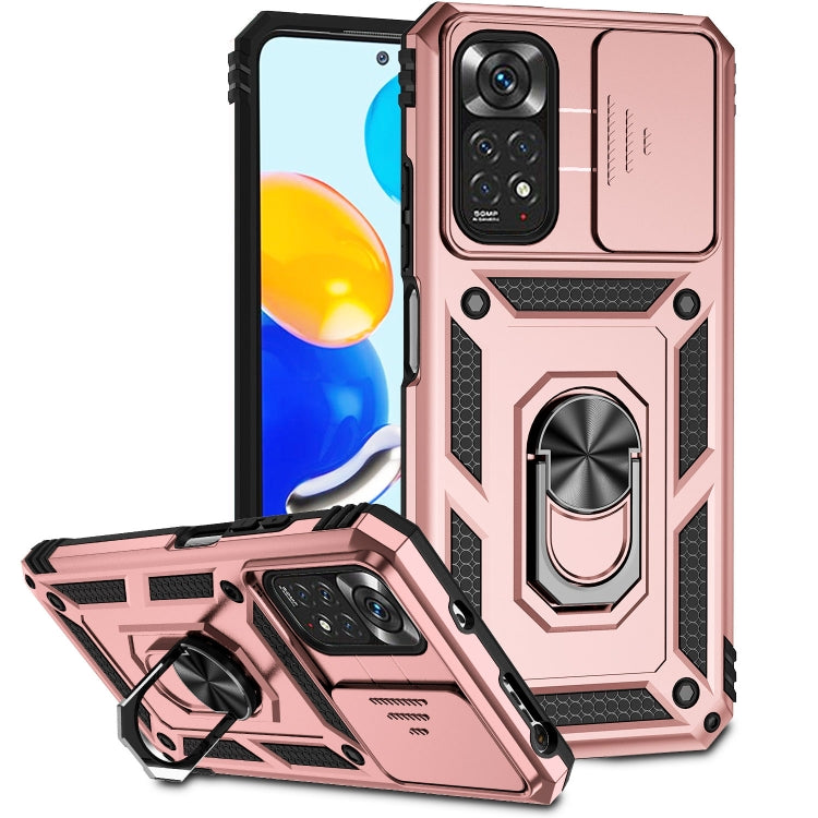 Custodia per telefono con supporto per camshield scorrevole, For Xiaomi Redmi Note 11 Global, For Xiaomi Redmi Note 11 Pro Global