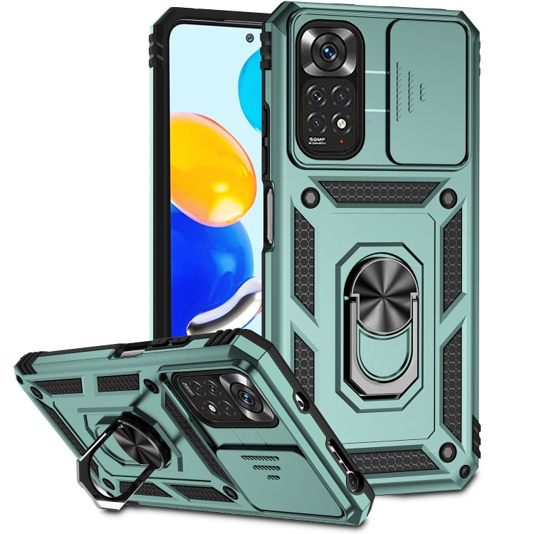 Custodia per telefono con supporto per camshield scorrevole, For Xiaomi Redmi Note 11 Global, For Xiaomi Redmi Note 11 Pro Global