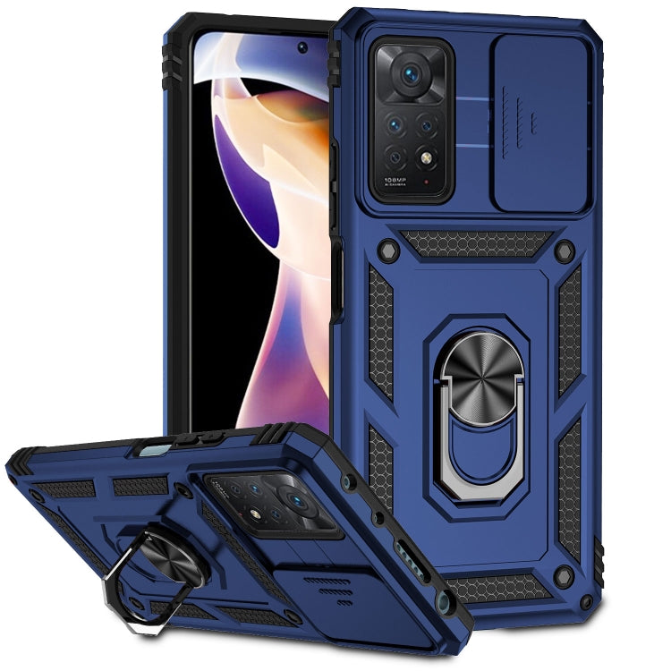 Custodia per telefono con supporto per camshield scorrevole, For Xiaomi Redmi Note 11 Global, For Xiaomi Redmi Note 11 Pro Global