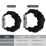 Cinturino elastico ad anello singolo per la serie Apple Watch, 7 41mm / 6&SE&5&4 40mm / 3&2&1 38mm, 7 45mm / 6&SE&5&4 44mm / 3&2&1 42mm