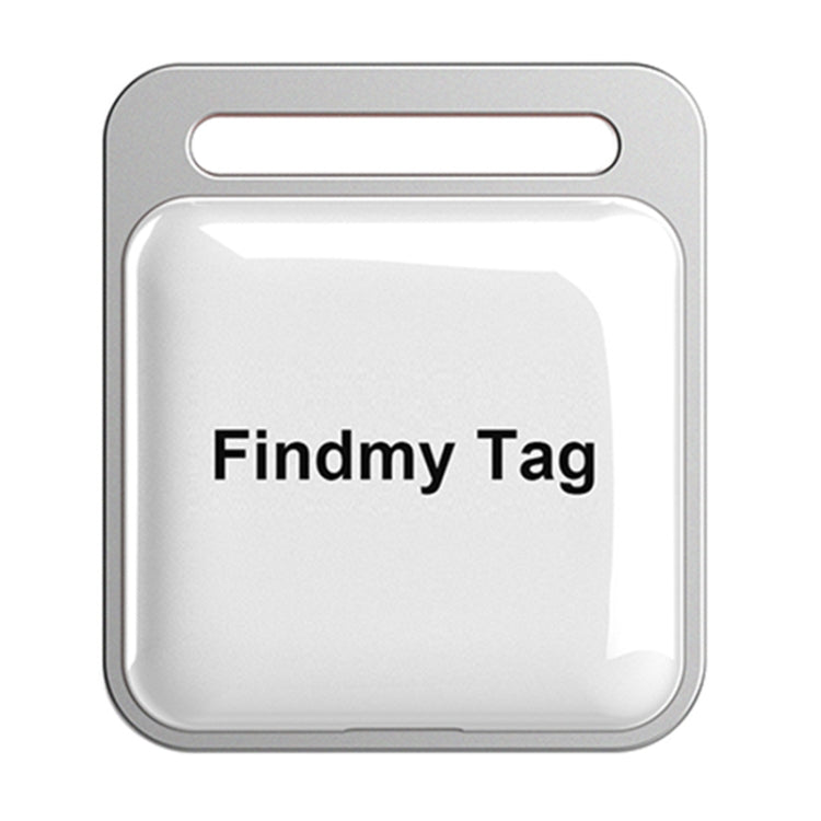 Find My Tag Square Smart Bluetooth Localizzatore di allarme anti-smarrimento, Square (White), Square (Black)
